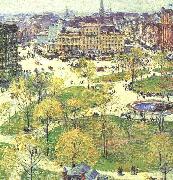 Childe Hassam Union Square in Spring oil on canvas